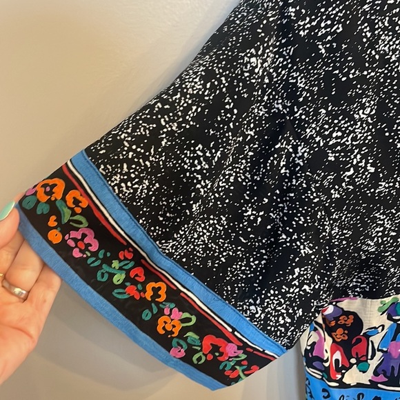 PLATINUM by DOROTHY SCHOELEN VTG AFRICAN cultural PRINT 2 piece skirt set size 4 - Picture 16 of 17